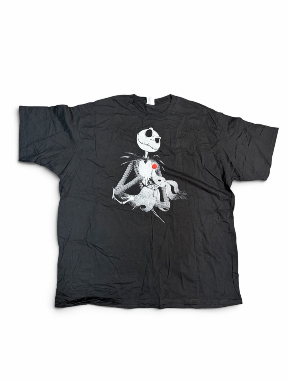Black Graphic Jack Skellington Tee - Mens